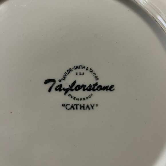 Mid Century Modern TAYLORSTONE CATHAY Dinner Plate 10.5" atomic starburst 1960s - Picture 3 of 3